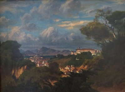 Veduta del Convento di Santa Teresa, vista da Paula Matos da Henri Nicolas Vinet